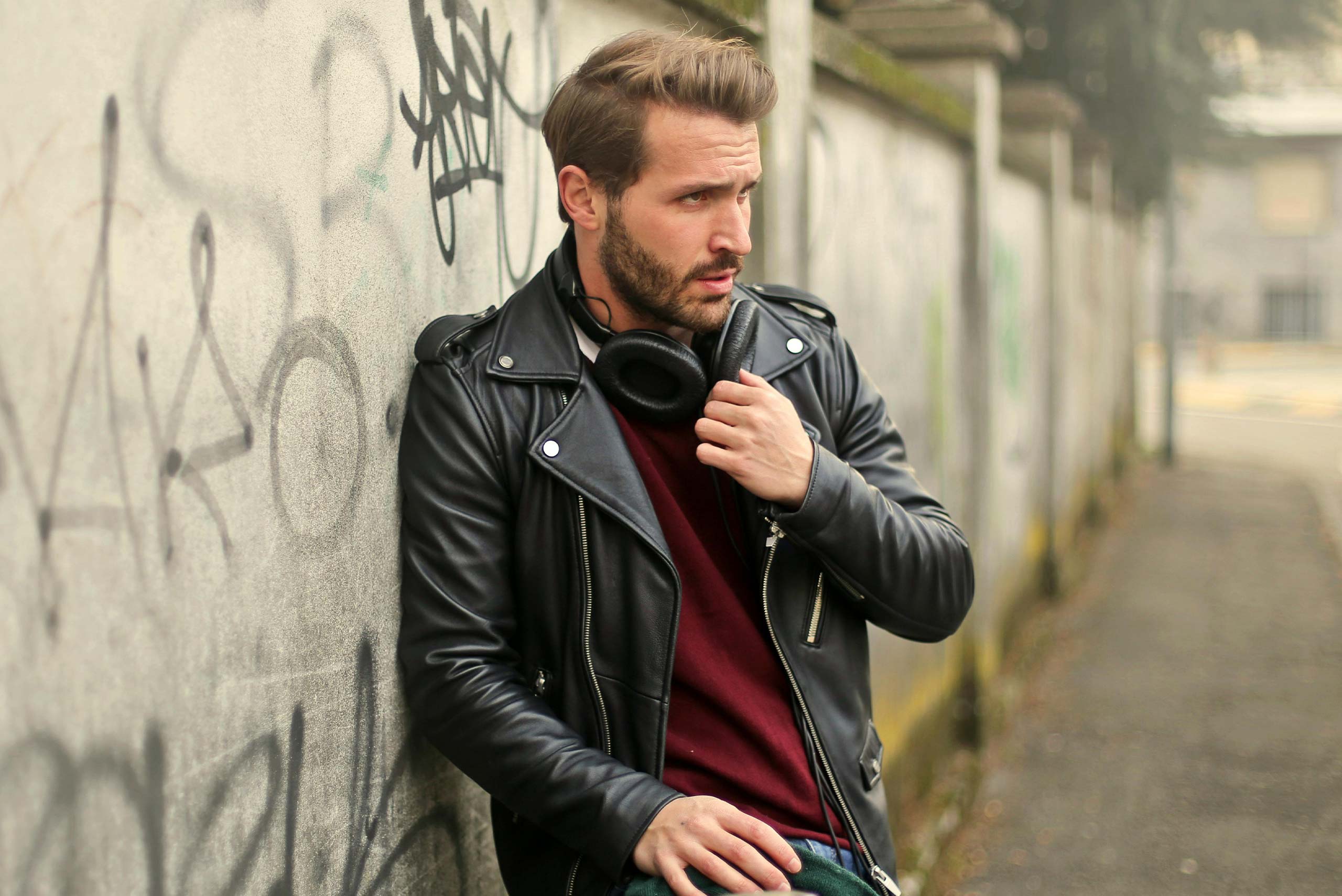 Leather jacket